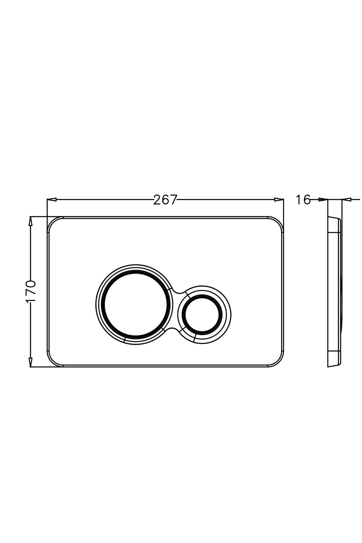 OTTO KUMANDA PANELİ BEYAZ WHİTE RENK