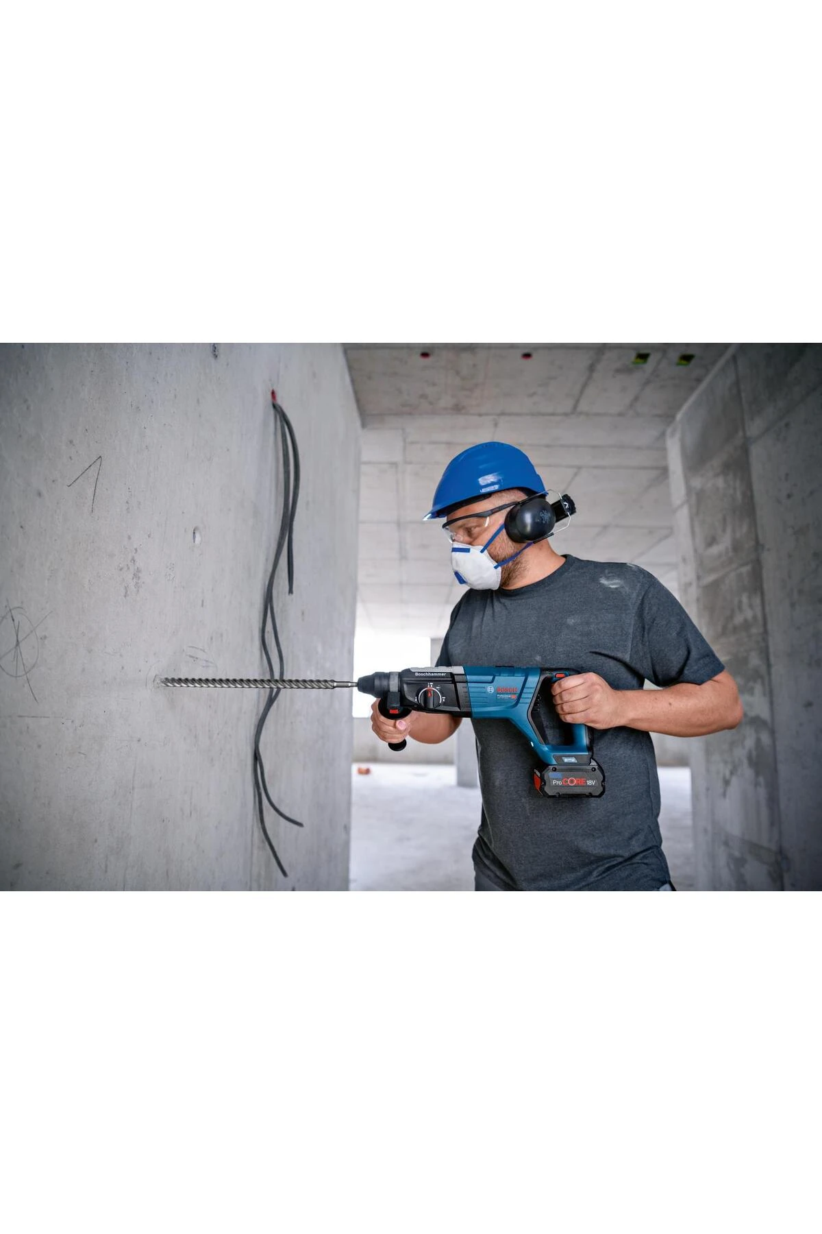 GBH 18V-28 D 1x5.0Ah Tek Akülü Kırıcı Delici