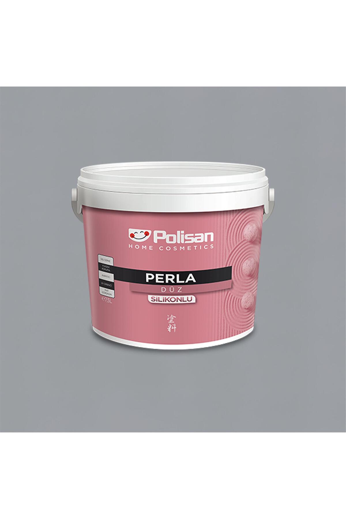 POLİSAN 4937 - Toros Grisi - Cd-8211 15 Litre Perla Silikonlu Dış Cephe Boyası (38100012200)