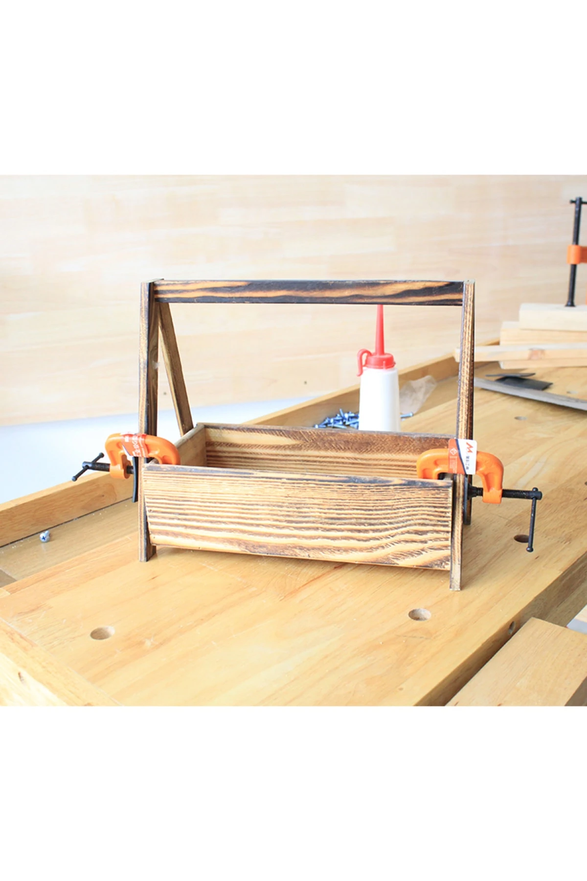 G C Kelepçe Metal Işkence Marangoz Tamirci Mengenesi 3 Parça Çeneli Kıskaç