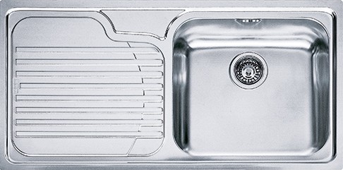 Gax 611 Sol Damlalıklı Tezgah Üstü Galassia Inox Eviye