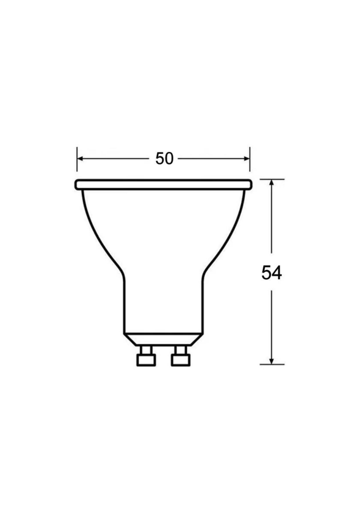 Modalist Ledvalue 6,9W(80W) Par16 Led Spot Ampul Sarı 2700K - GU10 Duy New Desinger 744636