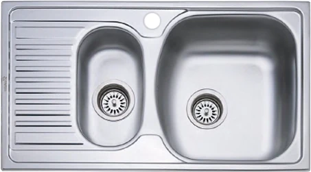 78 x 44 Mutfak Eviyesi 7844GR Keten Sol Damlalıklı