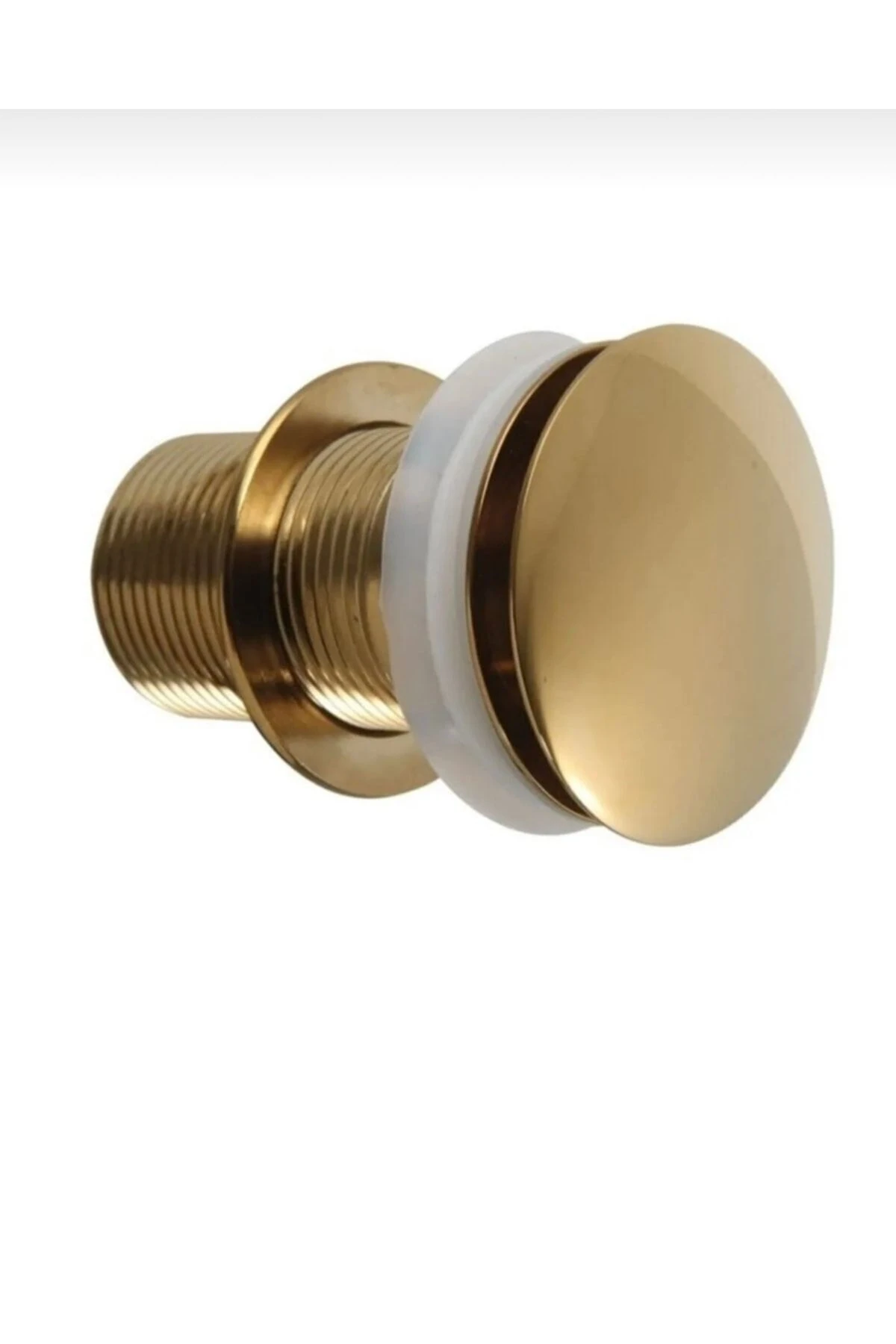 Altın Lavabo Süzgeci Gold Lavabo Gideri Pirinç Malzeme Parlak Gold