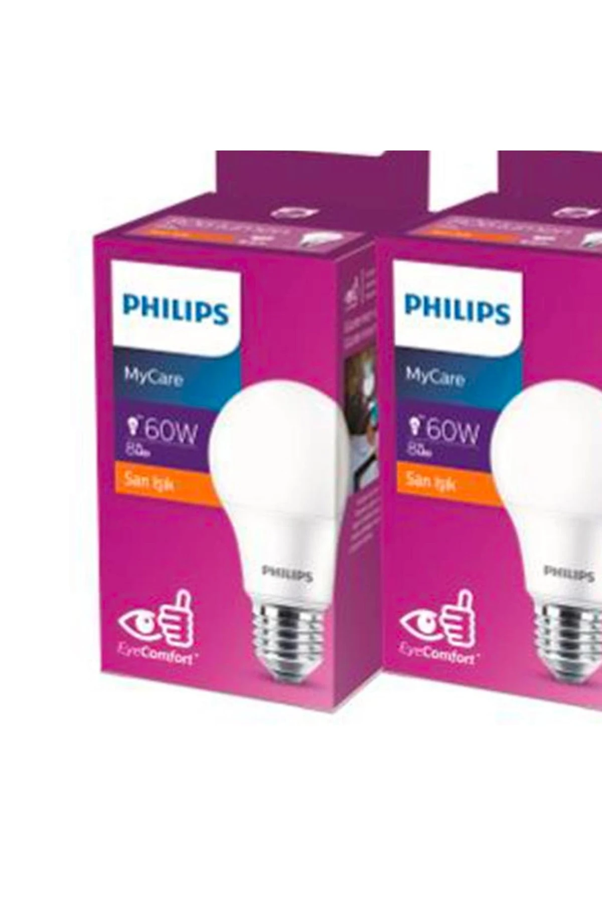 Ledbulb 8-60w 806lm E27 New Gen 3’lü Ampul – 2700k - Sarı Işık