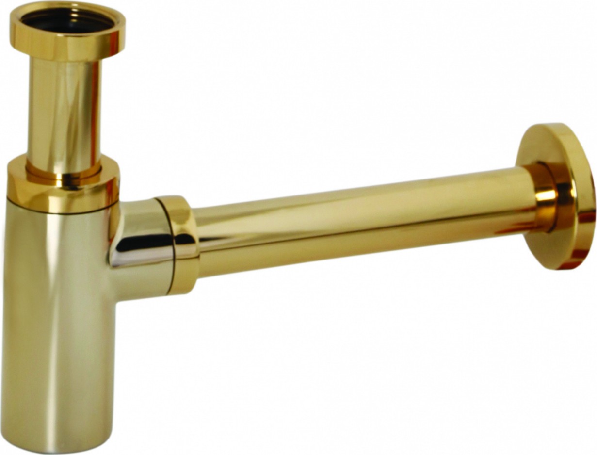 Lavabo Sifon 33 cm G1 1/4 - Altın