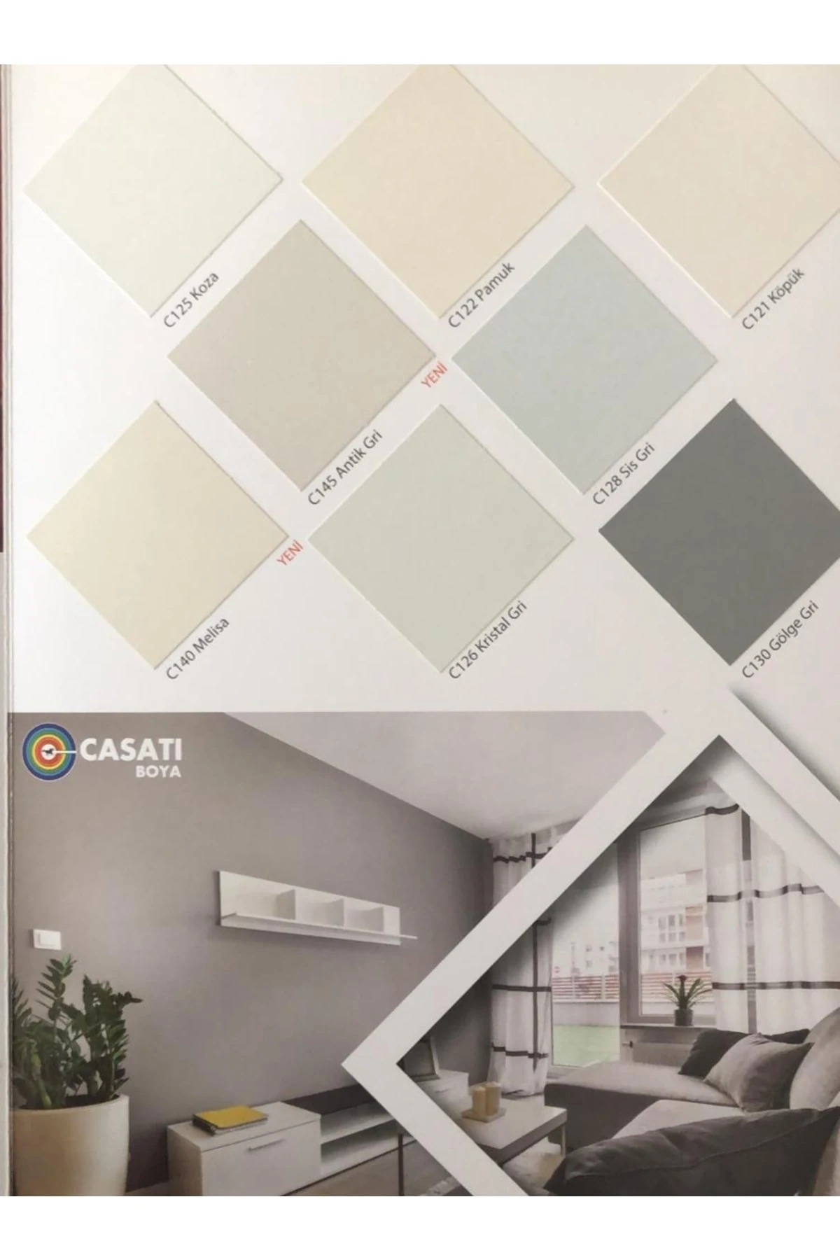 Dyo Silikonlu Plastik Iç Cephe Boyası Renk Hayal Pembe 3,5kg/10kg/20kg