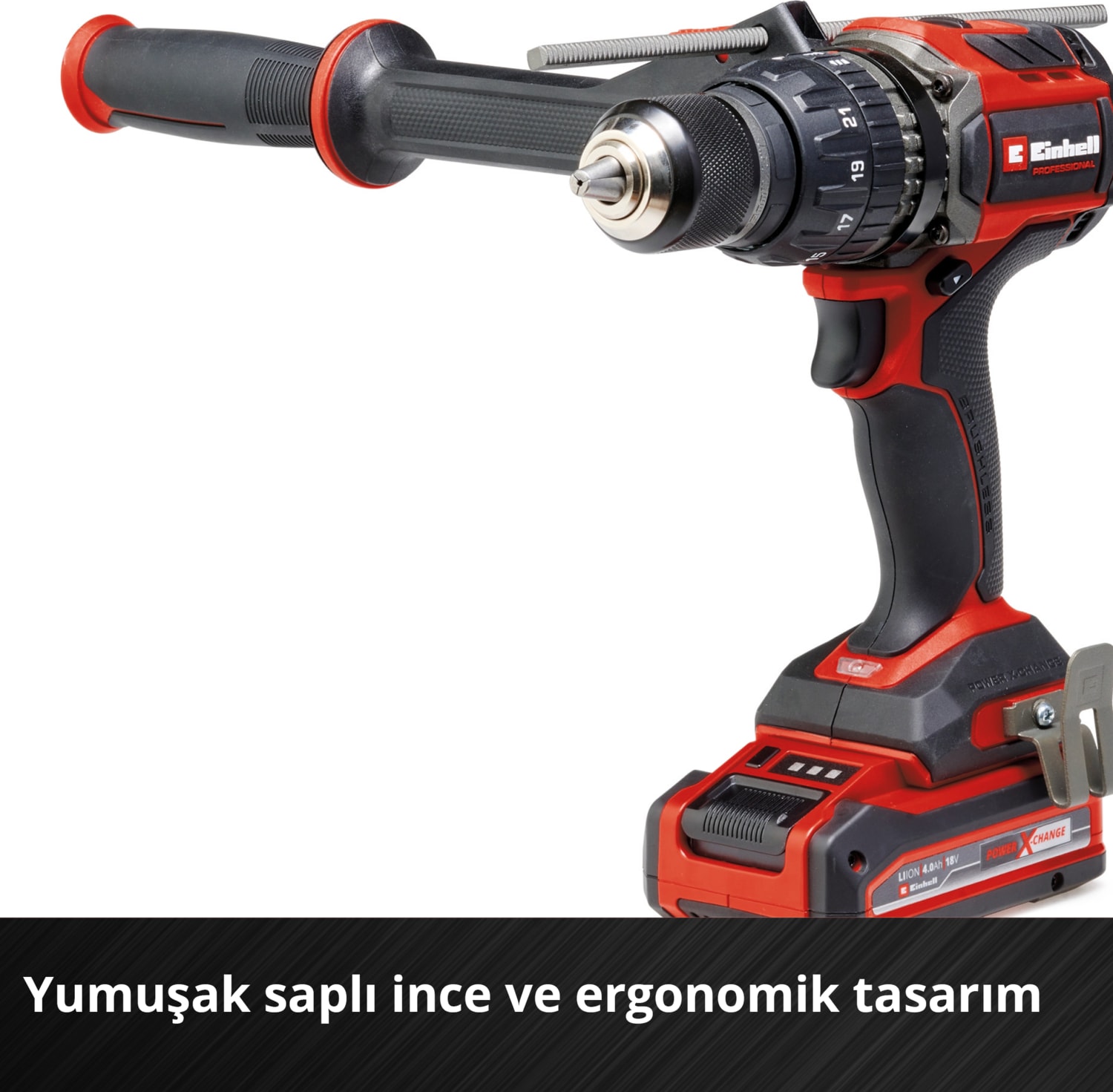 Professional Akülü Darbeli Vidalama TP-CD 18/120 Li-i BL-Solo Power X-Change (18 V, kömürsüz, 120 Nm, darbeli delme fonksiyonu, 13 mm mandren, 2 vites, akü dahil değildir) - 4514310