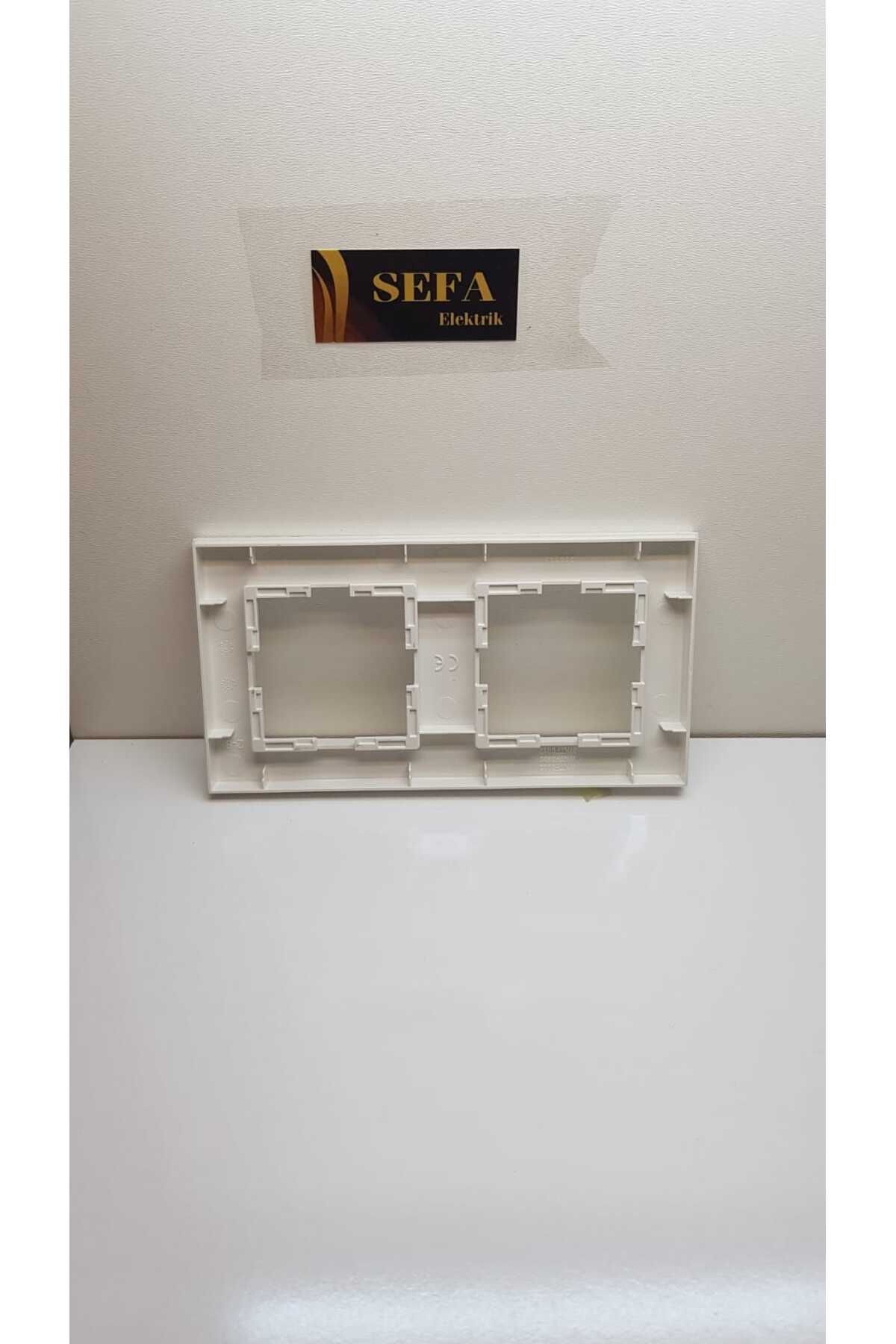 İKİLİ ÇERÇEVE BEYAZ  KARRE SERİSİ