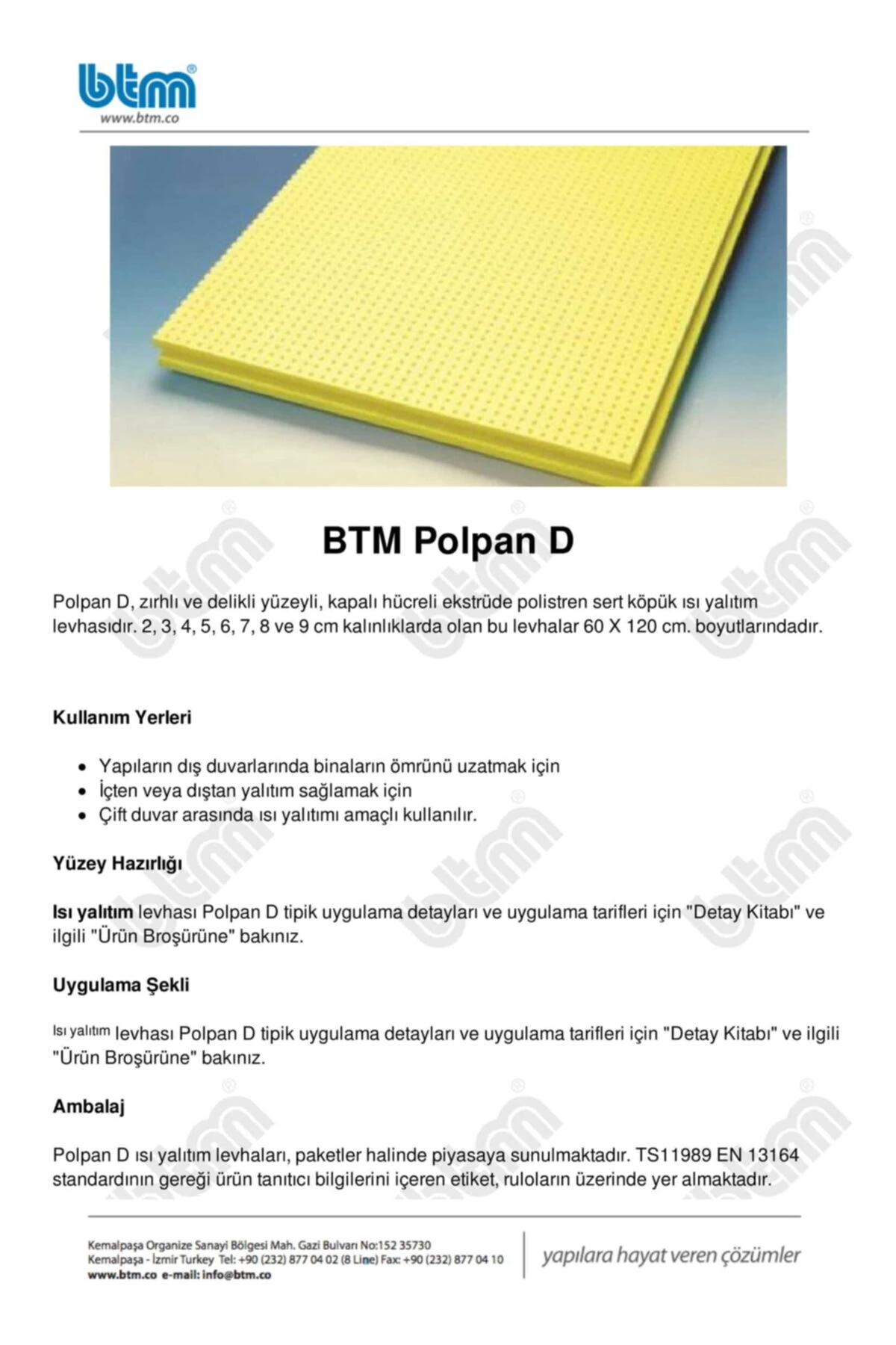 Polpan - Xps - Isı Yalıtım Levhası 5cm