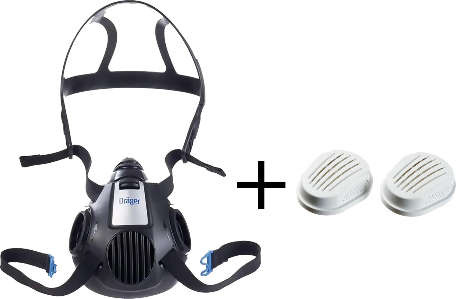 X-Plore 3500 Yarım Yüz Maskesi + P3 Filtre