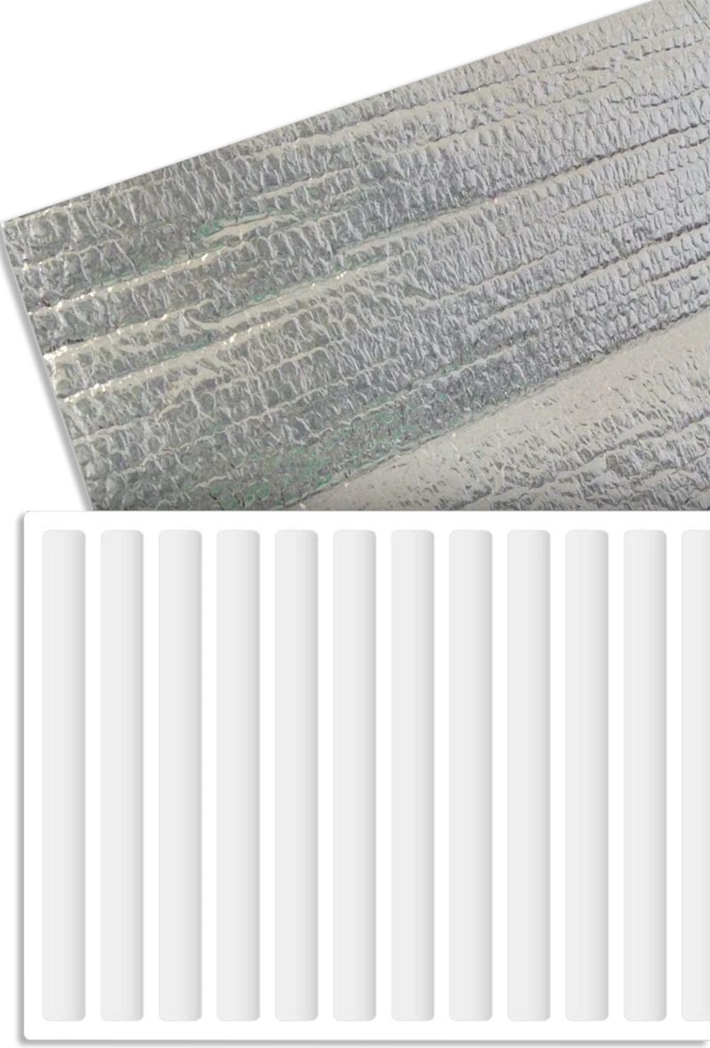 Polietilen Kalorifer Petek Arkalığı Radyatör Arkası Isı Yalıtım Levhası Alüminyum Kaplı Plaka