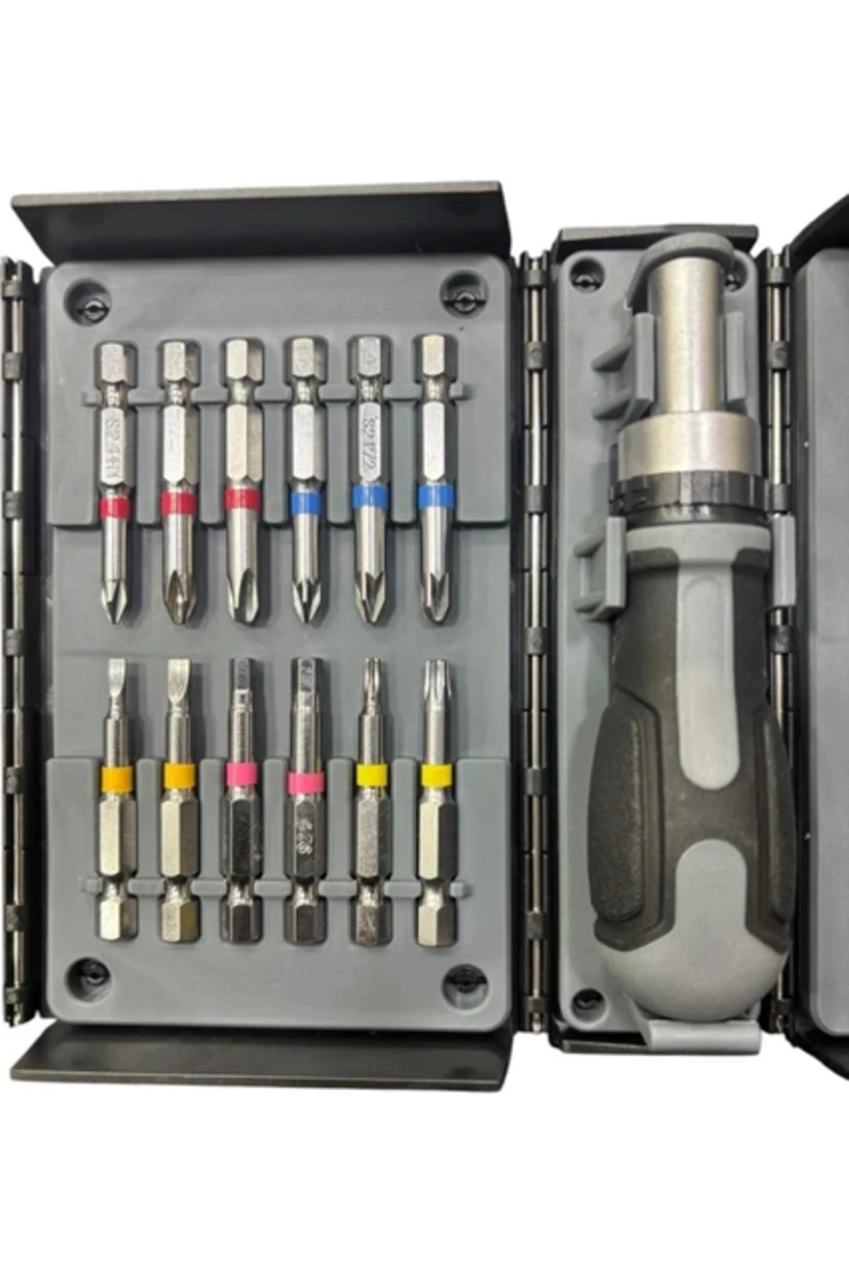 1/4" S2 Bits ve Cr-V Lokma Seti 53 Parça