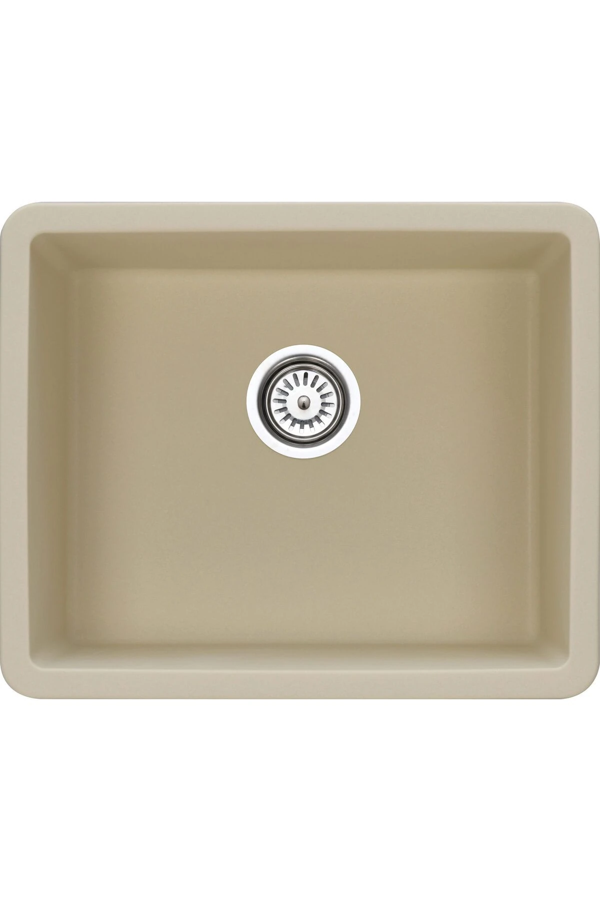 Blo -50/40 Tek Göz Granit Evye Siyah-beyaz-krem-antrasit-gri Bej (KREM)