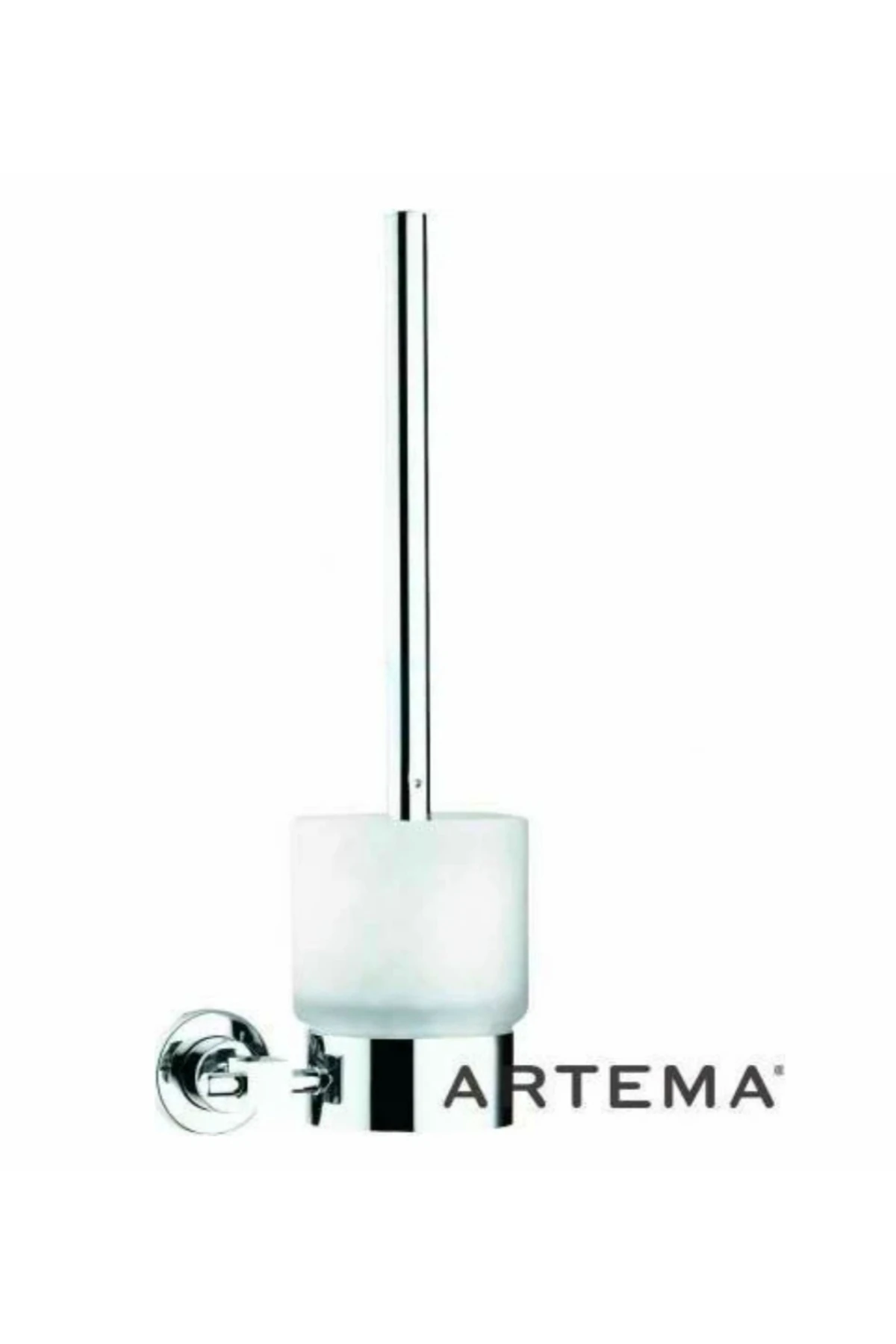 Juno Tuvalet Fırçalığı Kapaksız - Krom