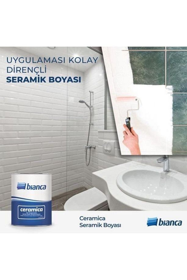 Ceramica Fayans Boyası Beyaz 3.5kg
