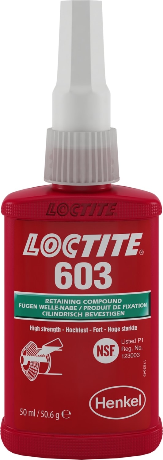 LOCTİTE 603 Yüksek Mukavemetli Sıkı Geçme 50 ml