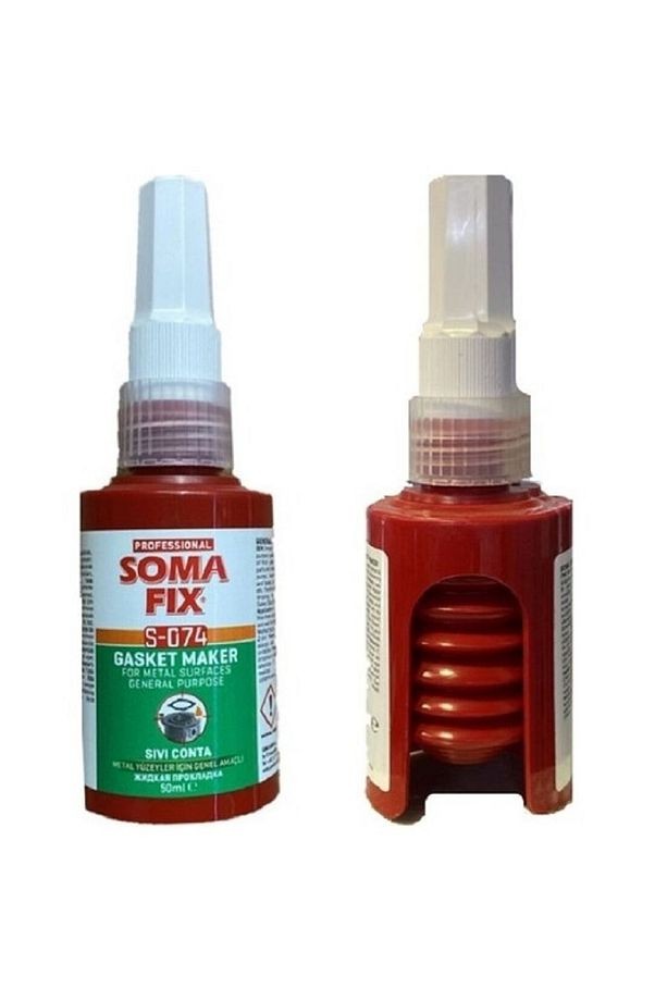 12 Adet  50 ml Akordiyon Sıvı Conta Anaerobic Yapıştırıcı S074