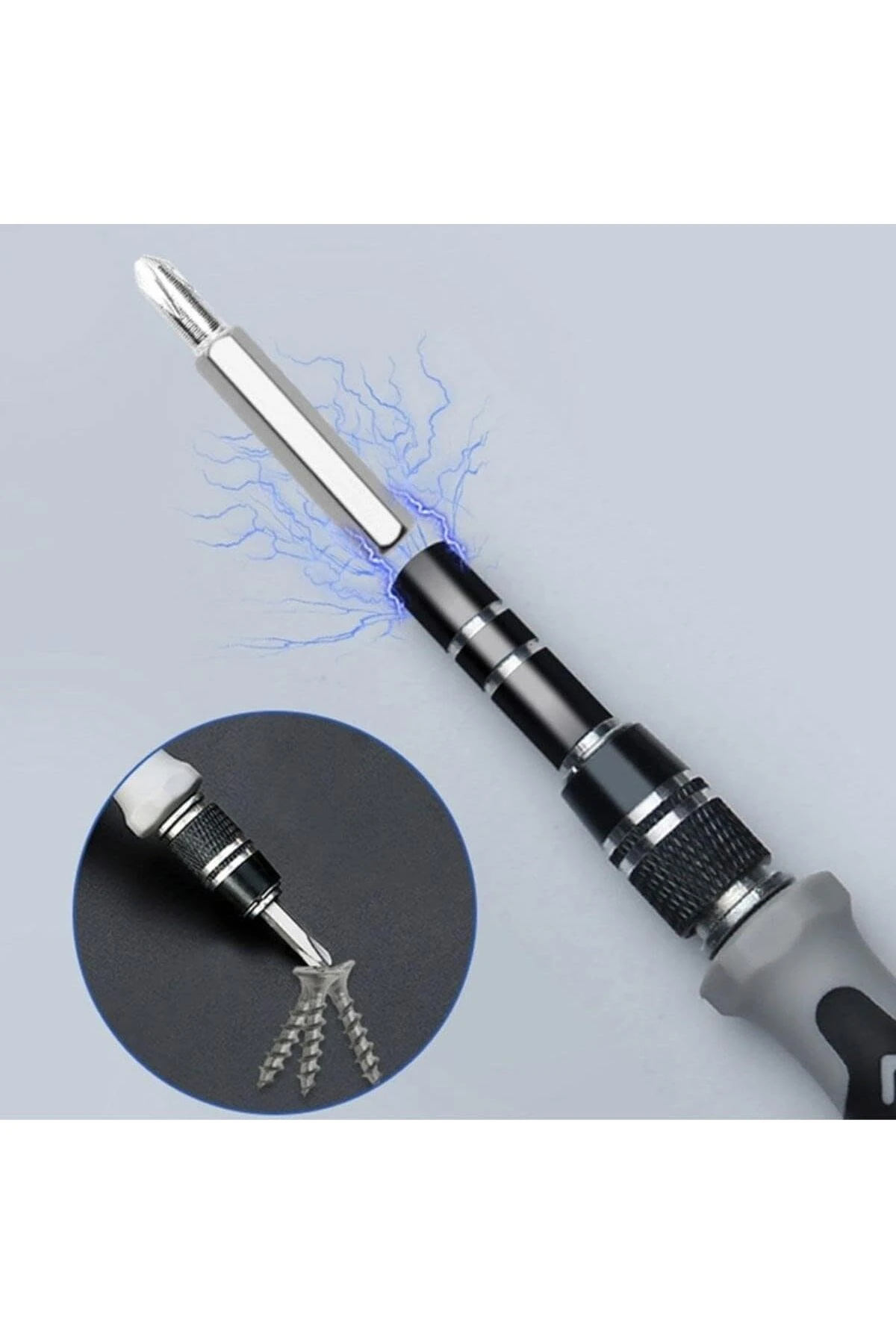 115 Parça Manyetik Tornavida Seti – Profesyonel Onarım Kiti, Laptop, Telefon, Saat Tamiri İçin