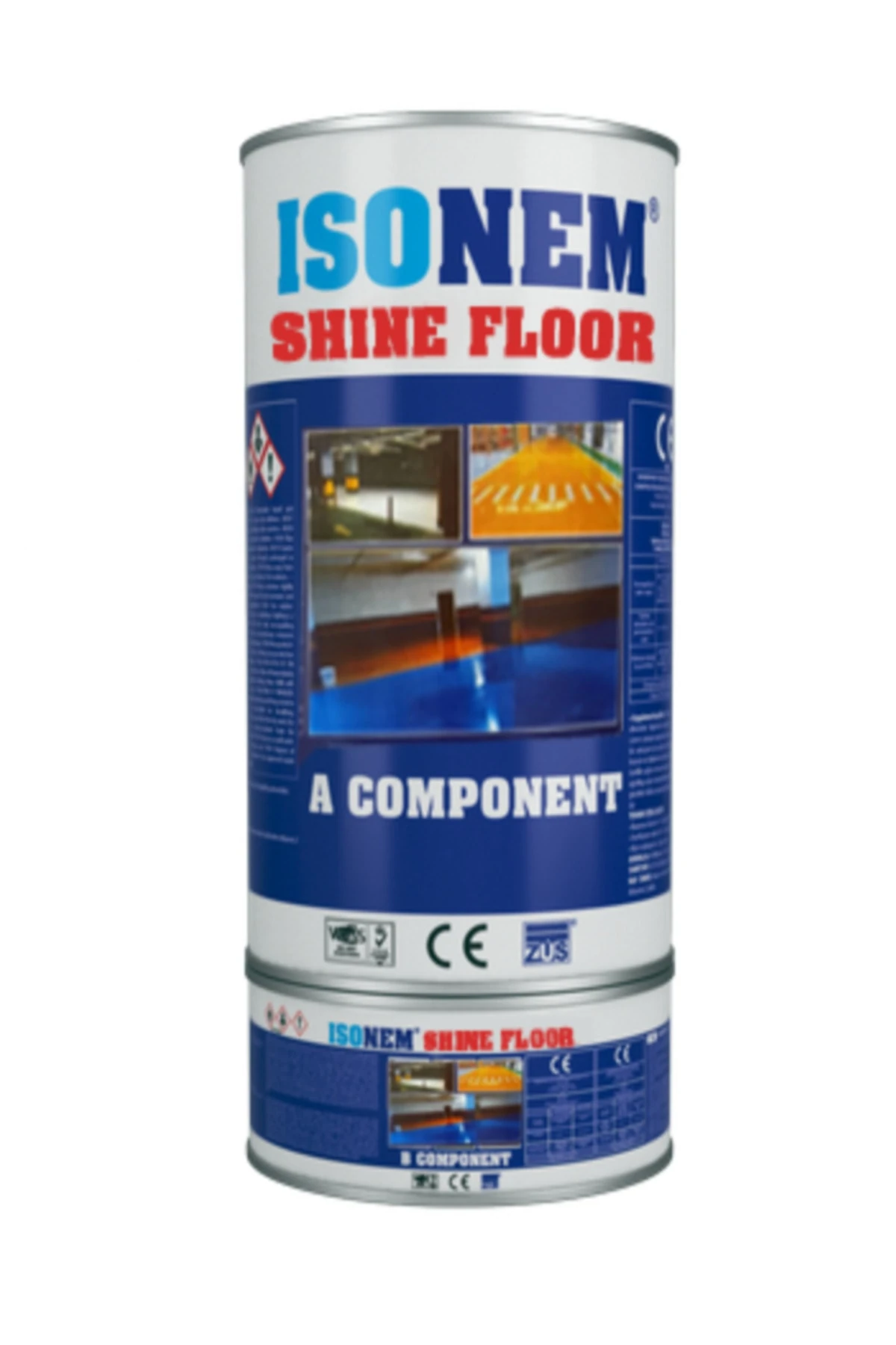 Isonem Shine Floor Parlak Zemin Kaplaması 4.5 Kg Set (yeşil)