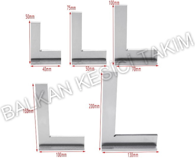 500X280MM Şapkalı Gönye