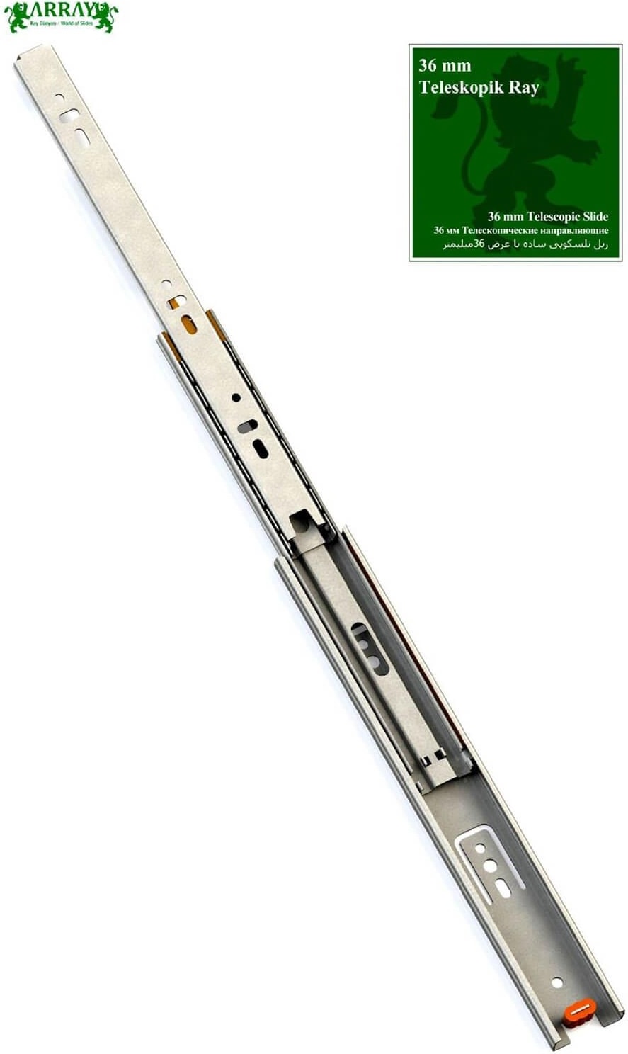 Bilyalı Teleskopik Mat Ray 36mmx45cm