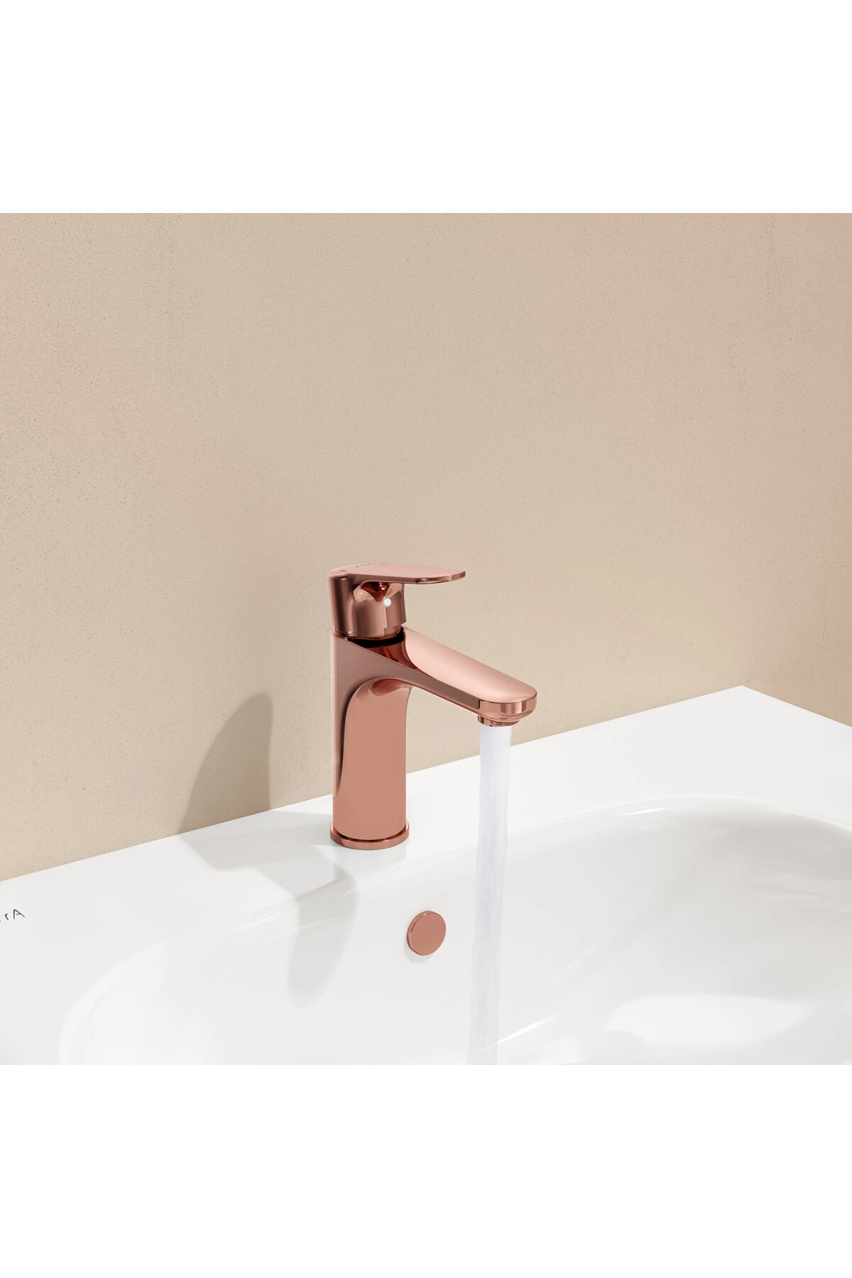 Artema Root Round A4270629 Yüksek Lavabo Bataryası, Soft Bakır