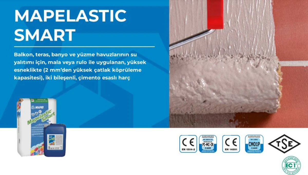 Mapelastic Smart 20+10 kg Set (Yüksek Esneklikte Su Yalıtım Malzemesi)