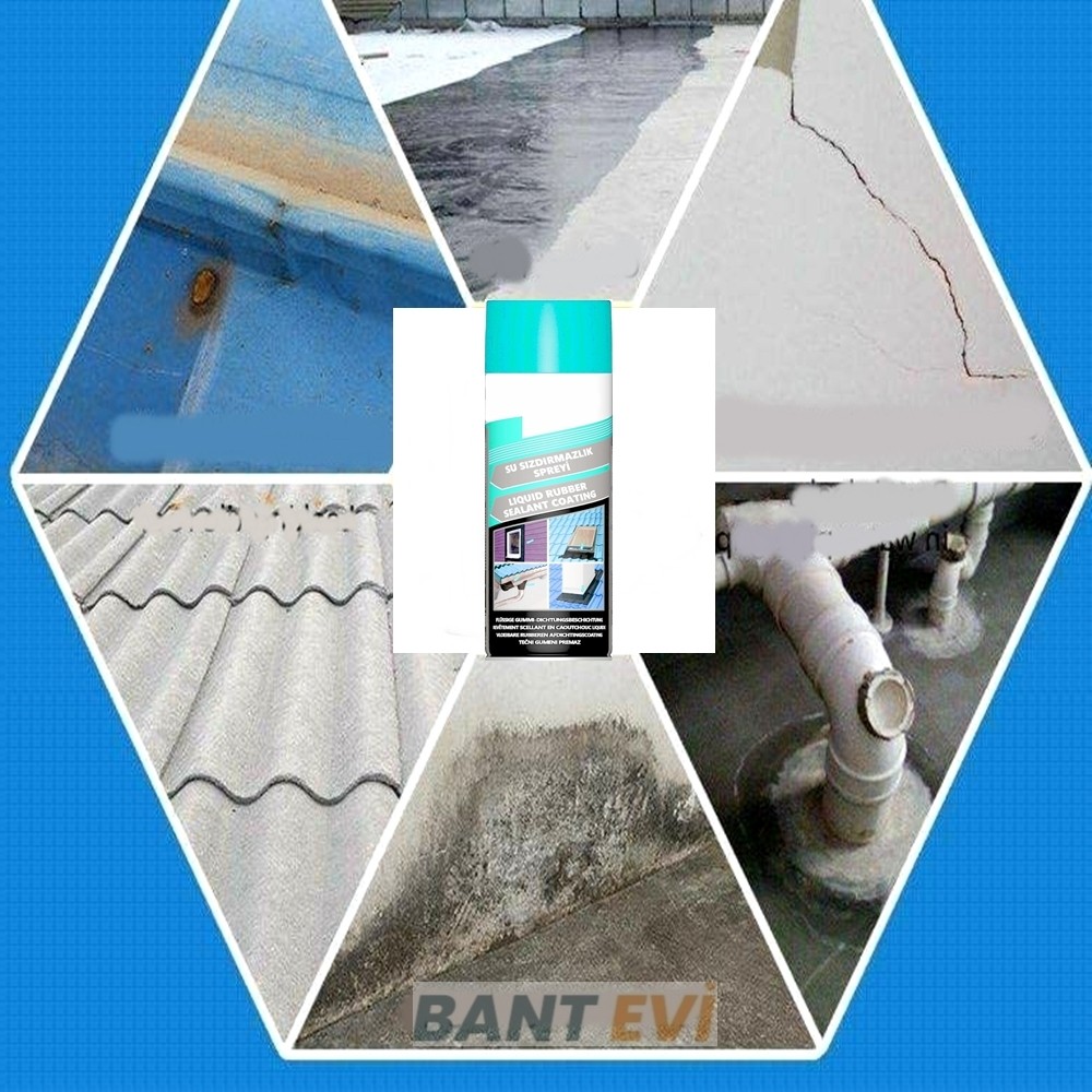 Stop Water Su Geçirmez Sprey Şeffaf Su Sızdırmaz Kauçuk Yüzey Kaplama Izolasyon Spreyi