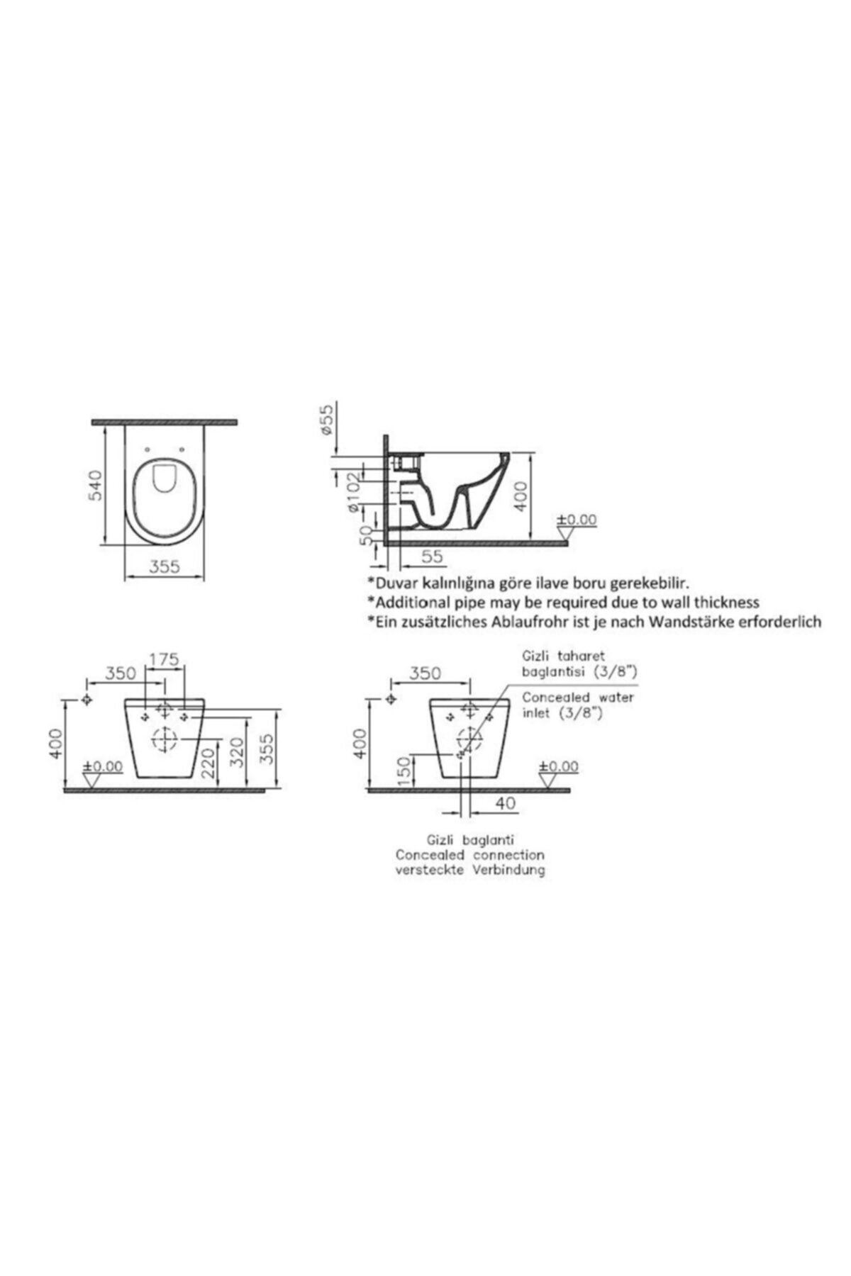 Integra Rimex Asma Klozet