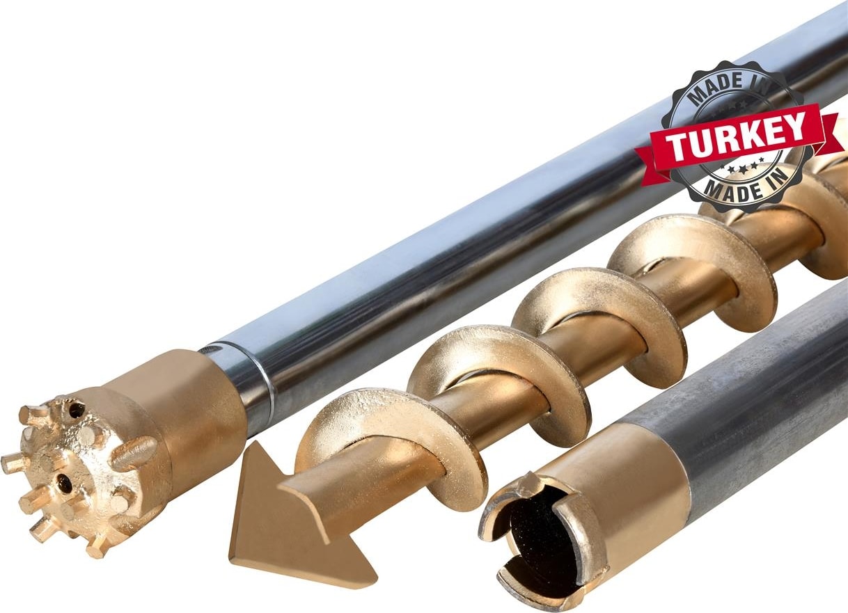 T-1 Benzinli El Sondaj Makinası Profesyonel Set 10 Metre