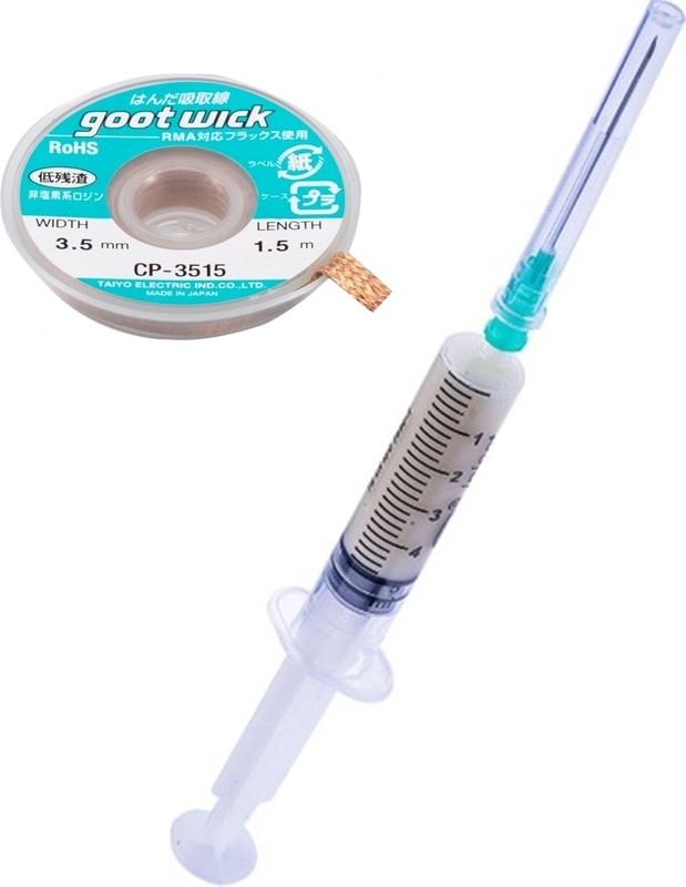Amtech Flux Lehim Toplama ve  CP-3515 Lehim Sökme Teli 3.5mm 1 5metre