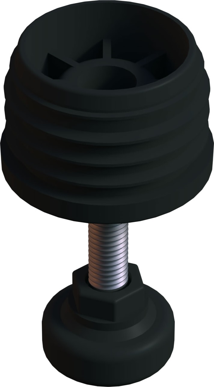 Ayarlı Vidalı Plastik Profil Rotil Ayak 51 mm