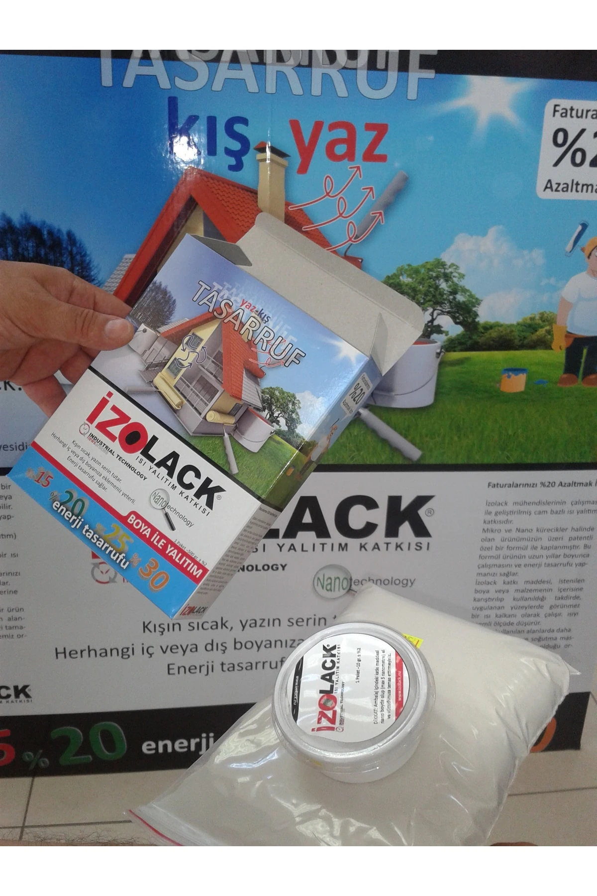 İzolak, Yüksek Isı Yalıtımı Sağlar, Dış Ve Iç Cephe Boya'ya Yalıtım Katkısı Olarak Üretilmiştir