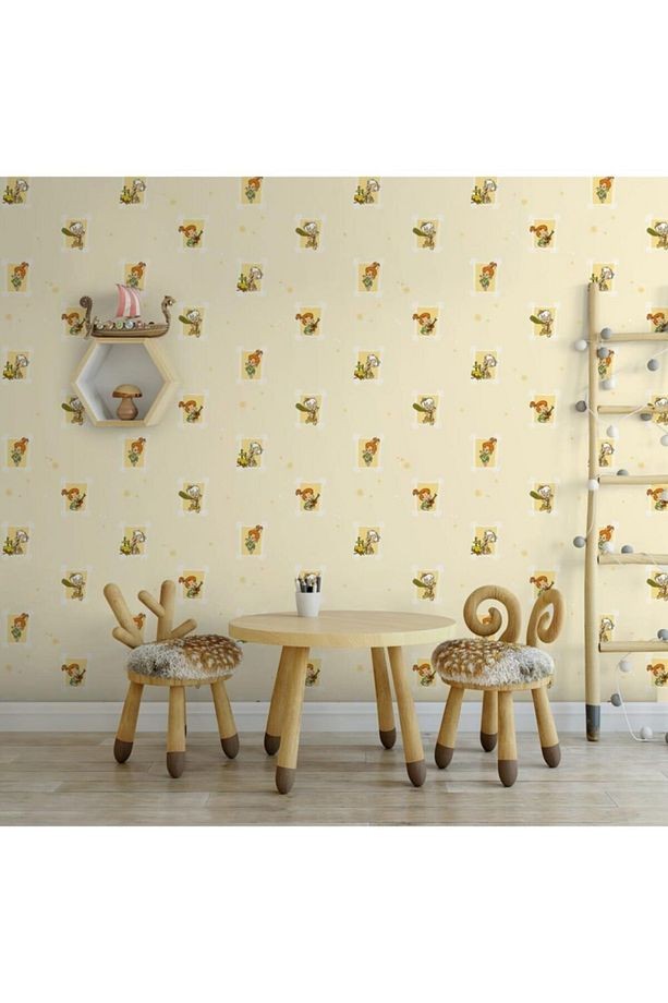 Adakıds Çakıltaşlar Desenli Duvar Kağıdı (10,6m2)