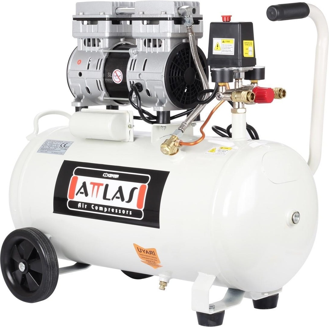 Attlas Sk 1050 Ultra Sessiz Yağsız Hava Kompresörü 50 Litre