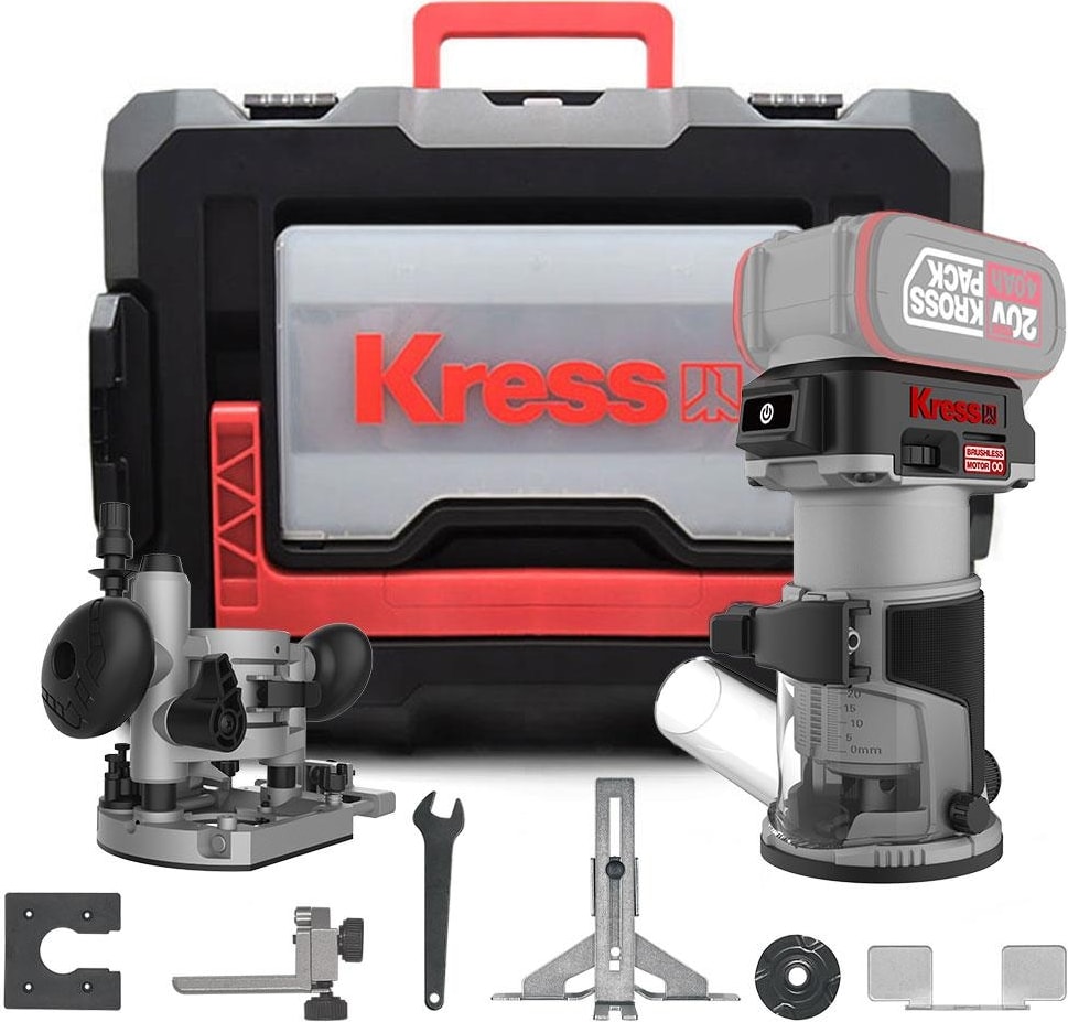 BOSCH KUD26.91 20VOLT Kömürsüz 6/8mm Devir Ayarlı Şarjlı Profesyonel Avuç Içi El Frezesi Formika Tıraşlama (Akü Dahil Değildir)