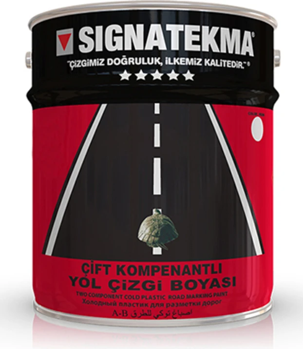 Mf 21 Serme Çift Kompenantlı Yol Çizgi Boyası Beyaz 25 Kg