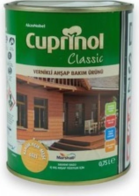 Classic Vernikli Ahşap Bakım Ürünü Renksiz 0.75 Lt