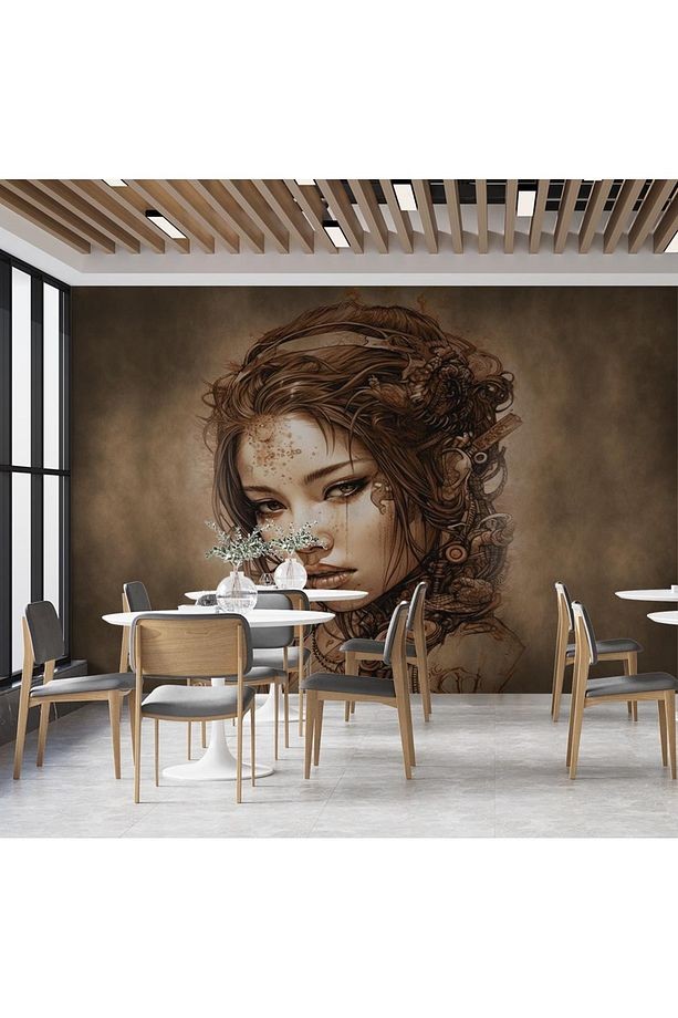 Makyajlı Kadın Duvar Kağıdı , Moda Duvar Kağıdı