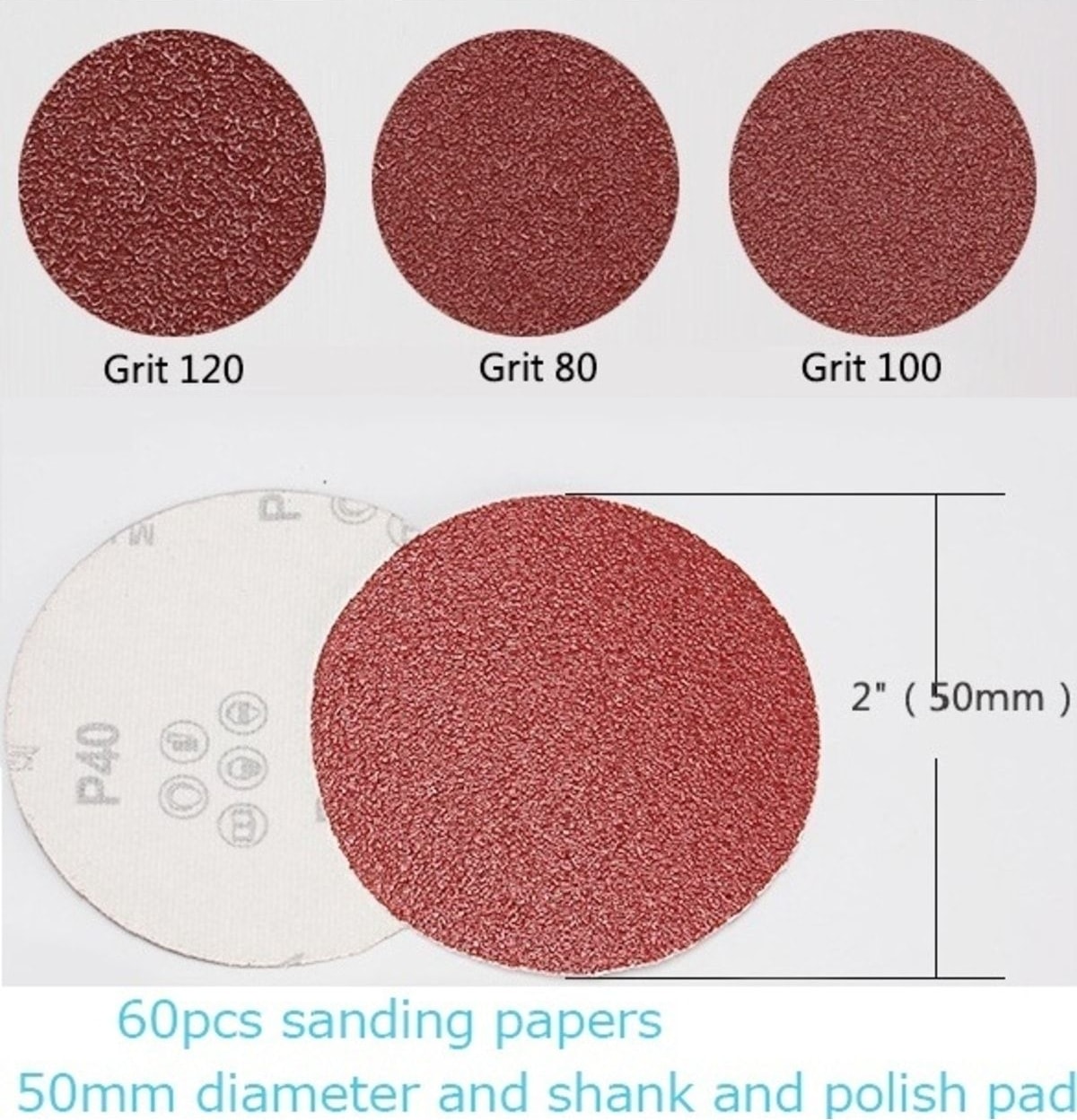 Dremel Proxxon Uyumlu Benzeri Gravür Makinası Için 5cm Çırt Taban Zımpara Seti 60 Adet Zımparalı Set