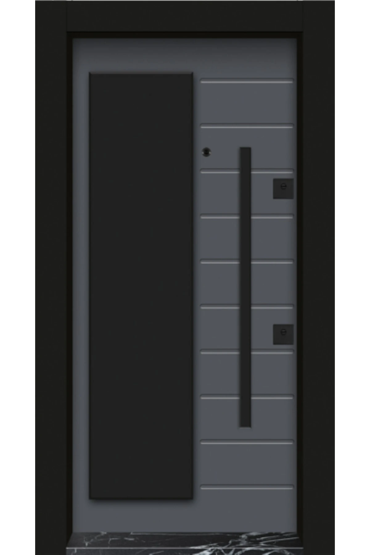 Daire Giriş Kapısı, Çelik Kapı, Mn-1022 Kabartmalı Sol