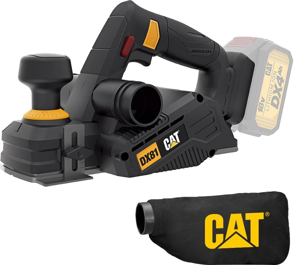 Dx81b 18volt 82mm Çift Bıçaklı Kömürsüz Profesyonel Planya (Akü Dahil Değildir)