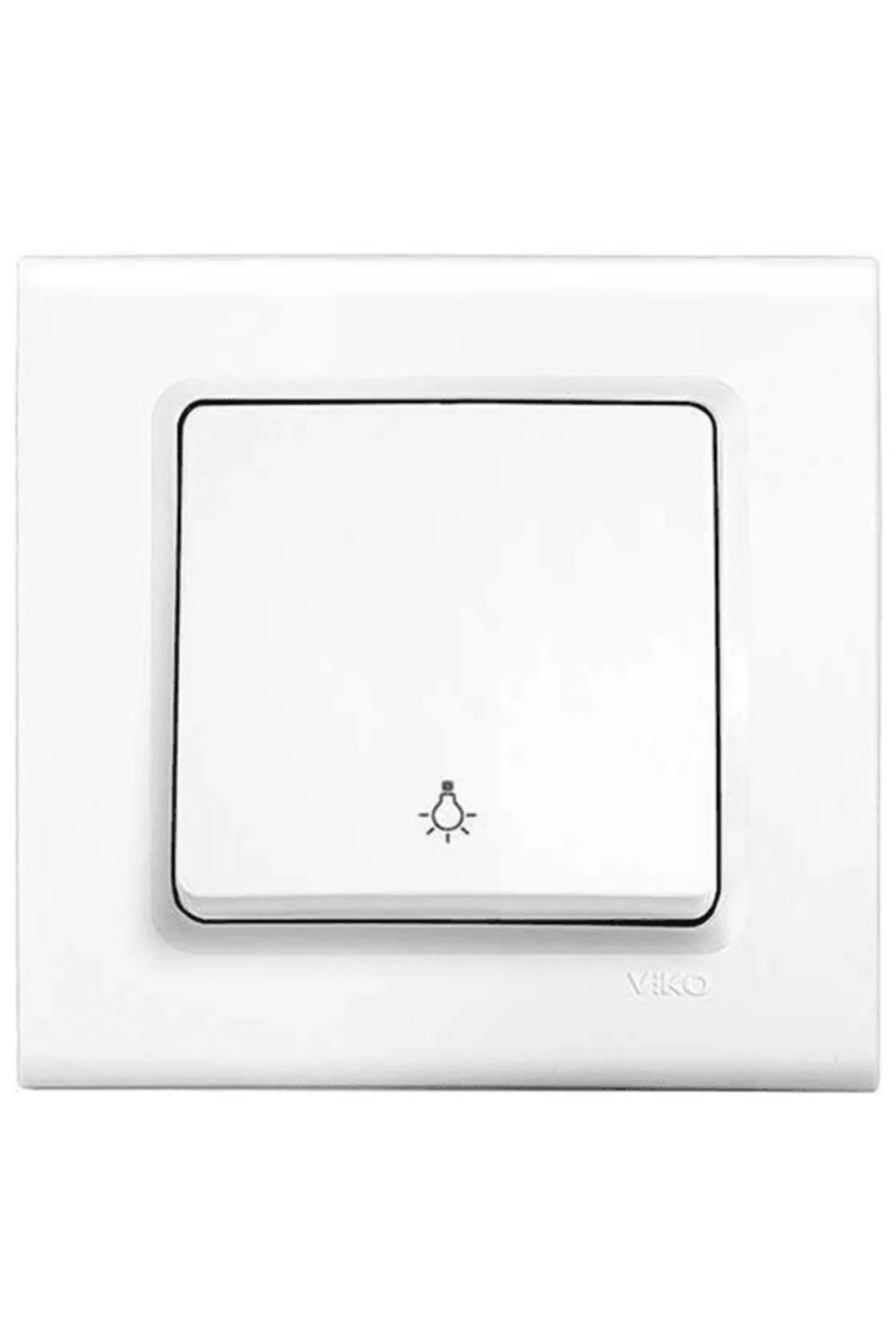 Viko Linnera Light Mekanizma Anahtar Beyaz (Çerçeve Dahil) 90440003 (4 Adet)