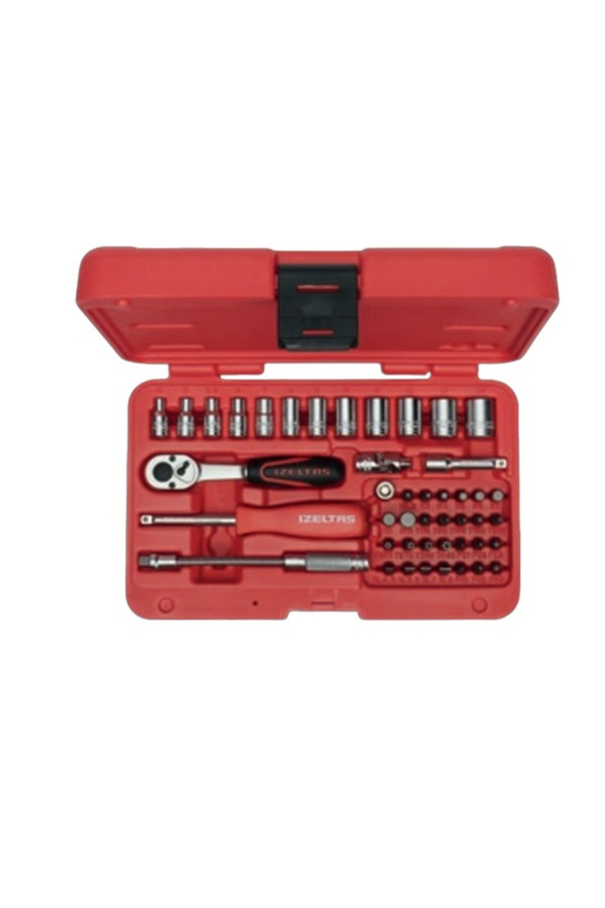 1/4” Altı Köşe Lokma Anahtar ve Bits Set (45 parça, mm)