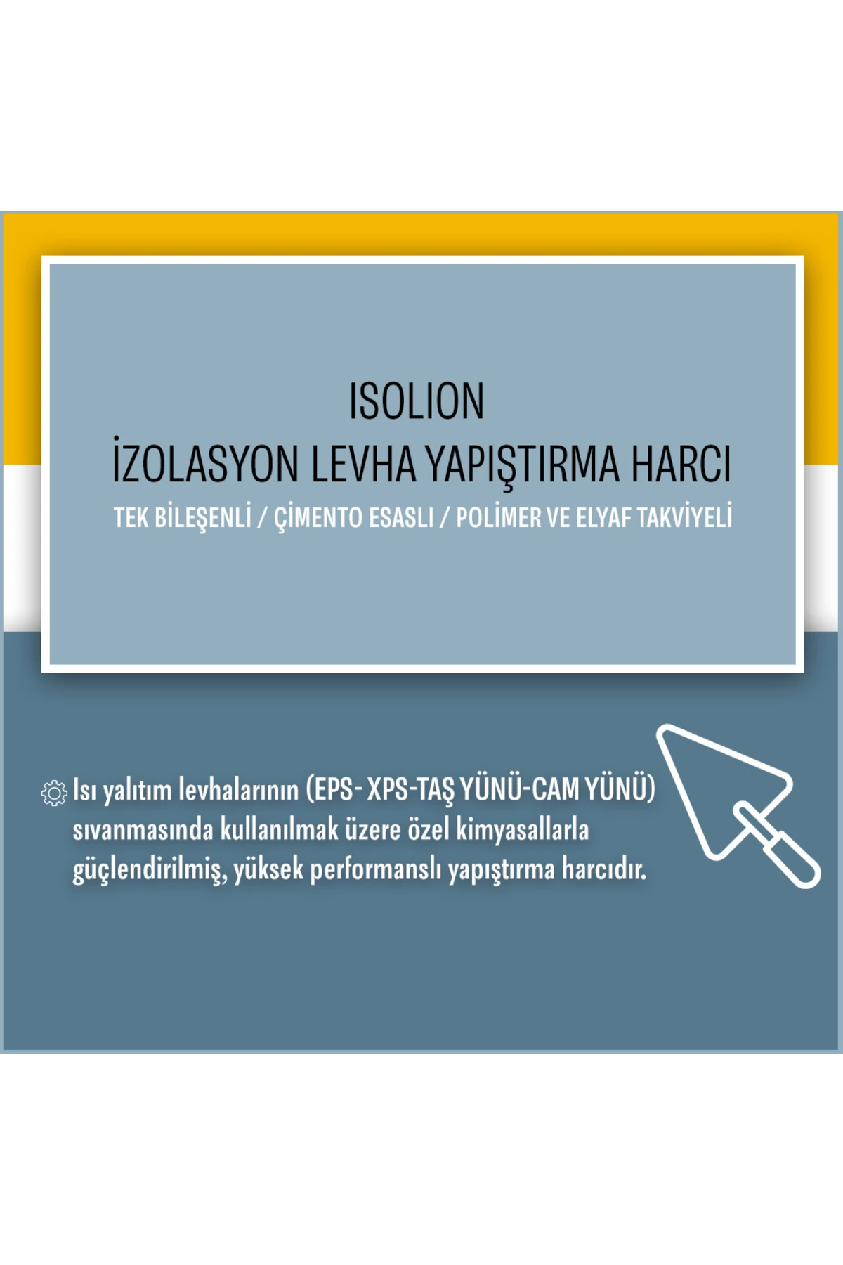 AD 101  İzolasyon Levha Yapıştırma Harcı