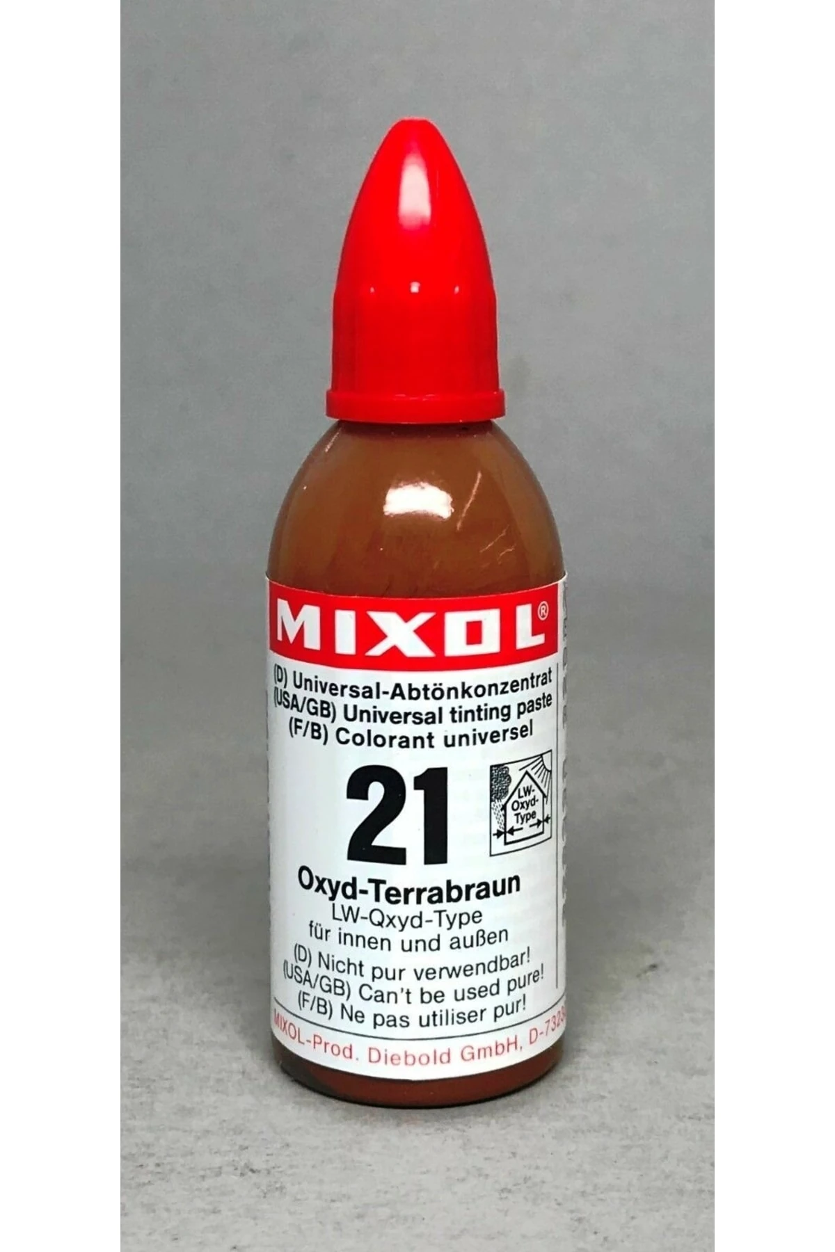 Mixol Renk Tüpü Toprak No:21 20 ml