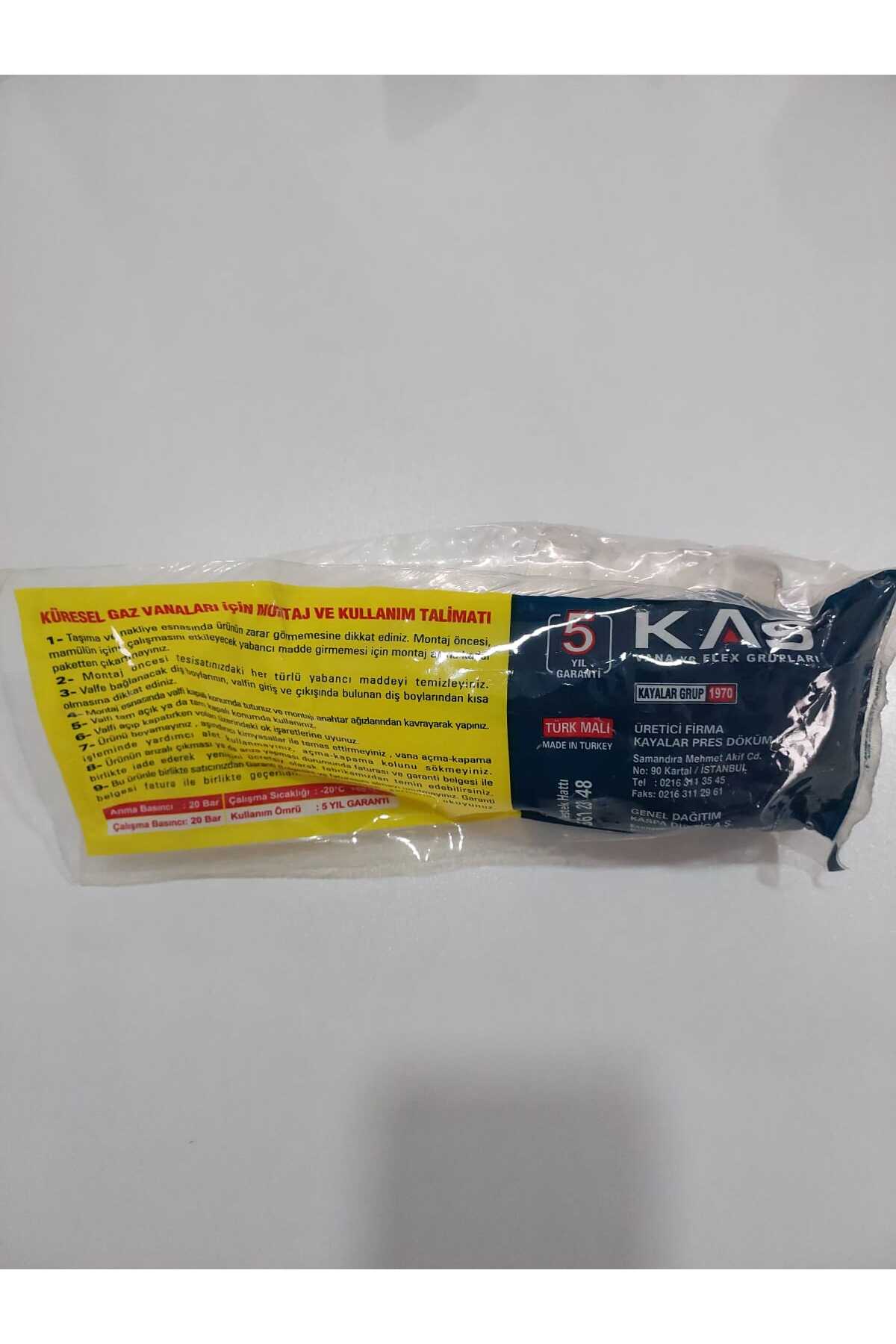 11/2" Doğalgaz Vanası Tam Geçişli