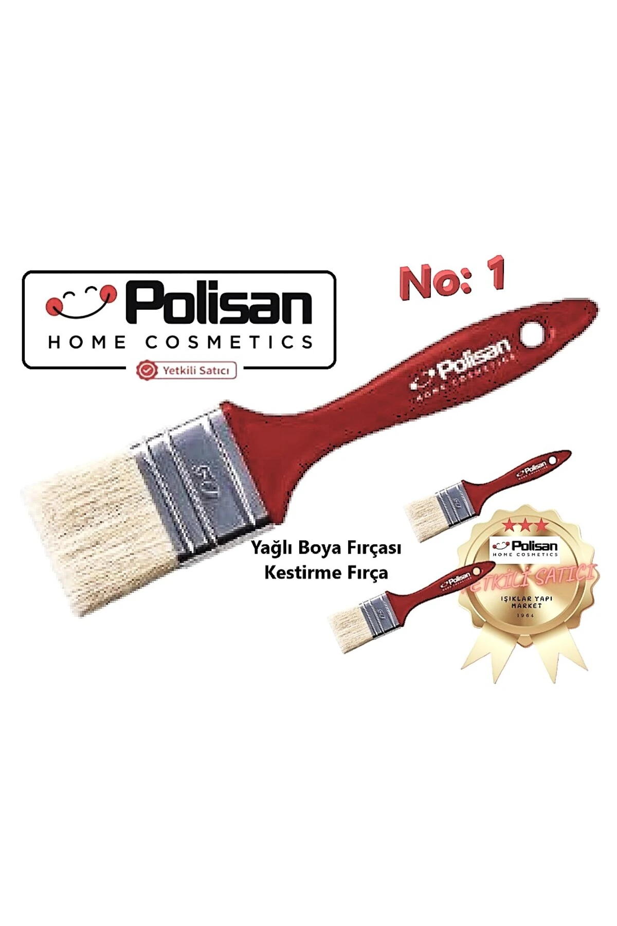 Kestirme Fırça No: 1 -yağlı Boya Ve Su Bazlı Boyalar Için