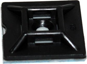 28x28 MM Yapışkanlı Siyah Kroşe ( 100 Adet )